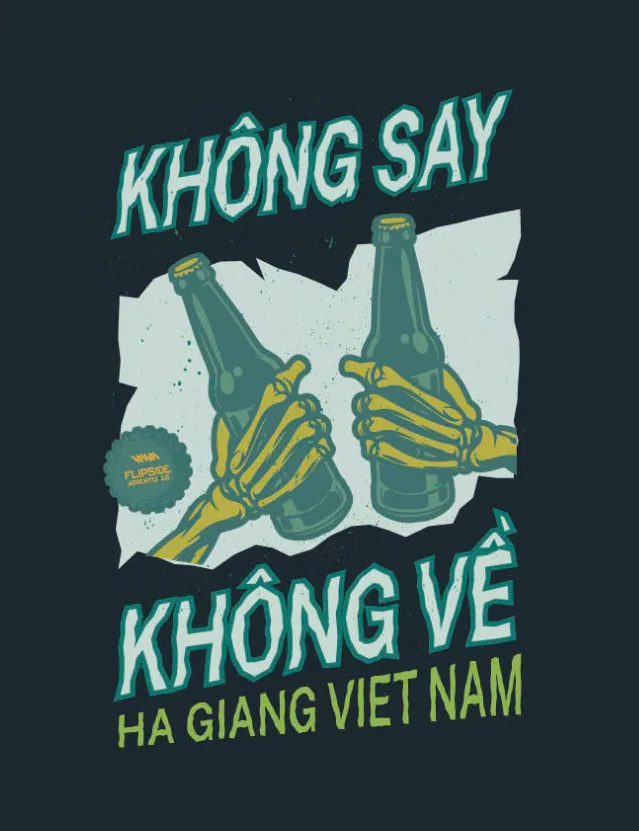 The print on the Khong Say Khong Ve stubbie holder